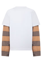 Carica l'immagine nel visualizzatore di Gallery, T-shirt con Maniche in Contrasto