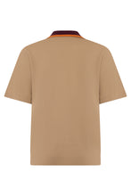 Carica l'immagine nel visualizzatore di Gallery, Maglione a maniche corte con colletto a Polo