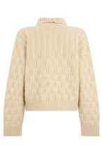 Load image into Gallery viewer, Lace cardigan in a wool and cashmere blend