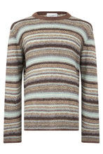 Carica l'immagine nel visualizzatore di Gallery, Maglione a righe in misto lana