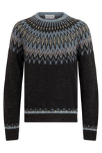 Load image into Gallery viewer, Crew neck sweater with jacquard pattern
