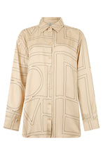 Load image into Gallery viewer, Silk shirt with monogram