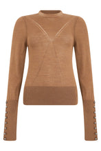 Load image into Gallery viewer, Crewneck sweater in a silk and wool blend
