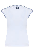 Carica l'immagine nel visualizzatore di Gallery, T-shirt con bordi a righe