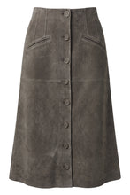 Load image into Gallery viewer, Lambskin dress with buttons