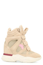 Carica l'immagine nel visualizzatore di Gallery, Sneakers Balskee in pelle scamosciata con zeppa alta