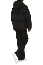 Carica l'immagine nel visualizzatore di Gallery, Piumino full-zip con cappuccio