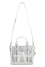 Load image into Gallery viewer, The small metallic leather tote bag
