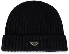 Load image into Gallery viewer, Wool knit cap with logo