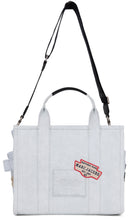 Carica l'immagine nel visualizzatore di Gallery, Borsa tote The Camp Patchwork media in denim