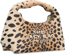 Load image into Gallery viewer, The Cheetah Leather Mini Sack Bag