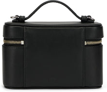 Load image into Gallery viewer, The Everyday Vanity Bag in black leather