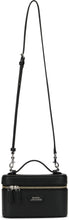 Load image into Gallery viewer, The Everyday Vanity Bag in black leather
