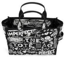 Carica l'immagine nel visualizzatore di Gallery, Borsa tote media Punk Scribble Canvas