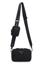 Carica l'immagine nel visualizzatore di Gallery, Messenger bag Prada Brique in pelle e nylon