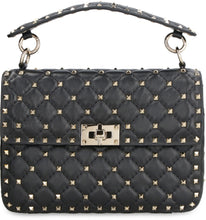 Carica l'immagine nel visualizzatore di Gallery, Valentino Garavani - Borsa media Rockstud Spike in pelle