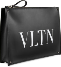Load image into Gallery viewer, Valentino Garavani - VLTN leather flat pouch