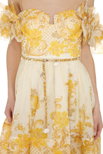 Carica l'immagine nel visualizzatore di Gallery, Abito bustier stampato