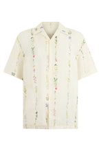 Carica l'immagine nel visualizzatore di Gallery, Camicia in lino con stampa floreale