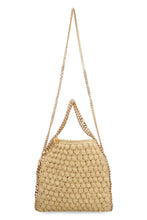 Load image into Gallery viewer, Mini Falabella raffia tote bag