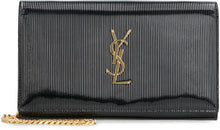Load image into Gallery viewer, Leather clutch with logo