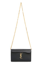 Load image into Gallery viewer, Leather clutch with logo