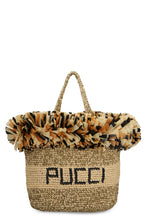 Carica l'immagine nel visualizzatore di Gallery, Tote bag in rafia con frange