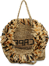 Carica l'immagine nel visualizzatore di Gallery, Tote bag in rafia con frange
