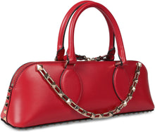 Carica l'immagine nel visualizzatore di Gallery, Borsa a mano Rockstud E/W in pelle