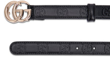 Load image into Gallery viewer, Thin leather belt