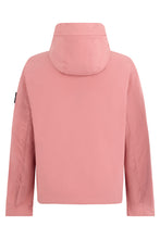 Carica l'immagine nel visualizzatore di Gallery, Giacca leggera rosa con cappuccio regolabile