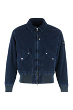 Load image into Gallery viewer, Denim Research - Velvet corduroy bomber jacket