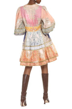 Carica l'immagine nel visualizzatore di Gallery, Abito Anneke in lino stampato