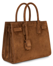 Carica l'immagine nel visualizzatore di Gallery, Borsa a mano Sac De Jour in pelle scamosciata