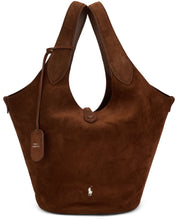 Load image into Gallery viewer, Suede leather tote bag