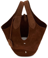 Load image into Gallery viewer, Suede leather tote bag