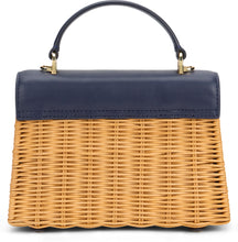 Carica l'immagine nel visualizzatore di Gallery, Borsa Bauletto Farrah In Rattan Intrecciato