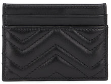 Load image into Gallery viewer, GG Marmont card holder in leather