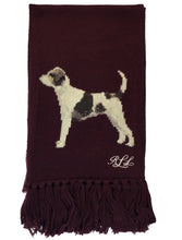 Load image into Gallery viewer, Scarf in mixed wool with jacquard pattern