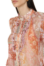 Carica l'immagine nel visualizzatore di Gallery, Camicia Kaleidoscope con volant
