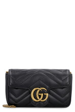 Carica l'immagine nel visualizzatore di Gallery, Mini-borsa a tracolla GG Marmont in pelle