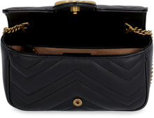 Carica l'immagine nel visualizzatore di Gallery, Mini-borsa a tracolla GG Marmont in pelle