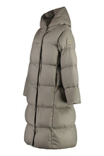 Load image into Gallery viewer, Rhoda long hooded down jacket