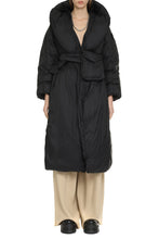 Load image into Gallery viewer, Elie Blanket long hooded down jacket