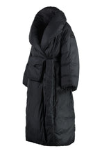 Load image into Gallery viewer, Elie Blanket long hooded down jacket