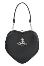 Carica l'immagine nel visualizzatore di Gallery, Clutch Belle Heart Frame in pelle martellata