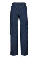 Carica l'immagine nel visualizzatore di Gallery, Pantaloni cargo in denim