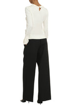 Load image into Gallery viewer, Ribbed cashmere and wool sweater