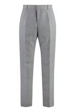 Load image into Gallery viewer, Houndstooth wool trousers
