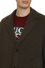 Load image into Gallery viewer, Single-breasted wool coat